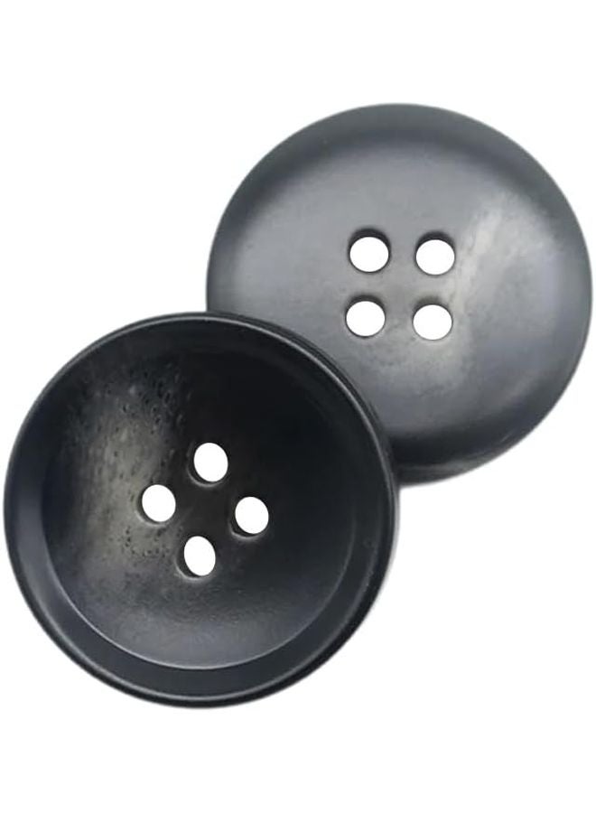 25mm 20 Pcs Resin 4 Hole Buttons Flatback Round Sewing Buttons Bulk For Shirts Suits Coats DIY Craft - Image 2